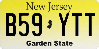 NJ license plate B59YTT