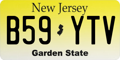 NJ license plate B59YTV