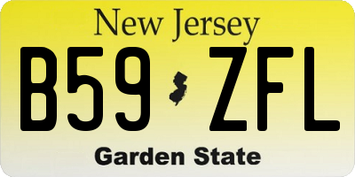 NJ license plate B59ZFL