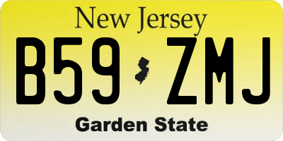 NJ license plate B59ZMJ