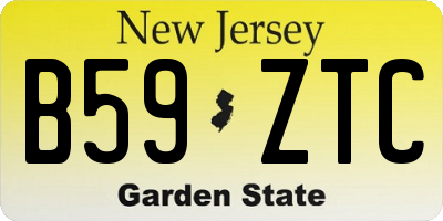 NJ license plate B59ZTC