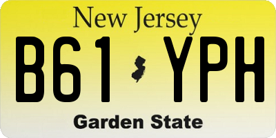 NJ license plate B61YPH