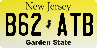 NJ license plate B62ATB