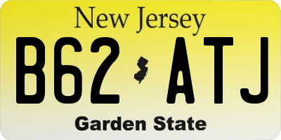 NJ license plate B62ATJ