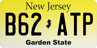 NJ license plate B62ATP