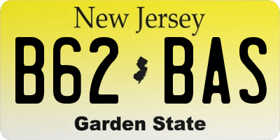 NJ license plate B62BAS