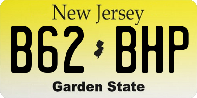 NJ license plate B62BHP