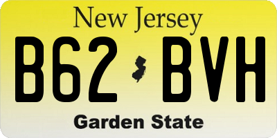 NJ license plate B62BVH