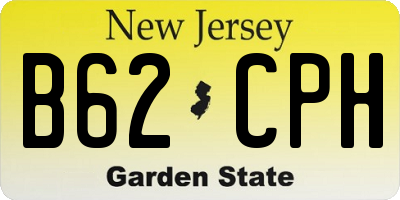 NJ license plate B62CPH