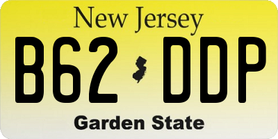 NJ license plate B62DDP