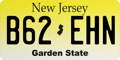 NJ license plate B62EHN