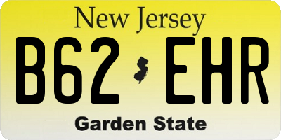 NJ license plate B62EHR
