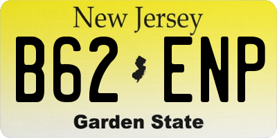 NJ license plate B62ENP