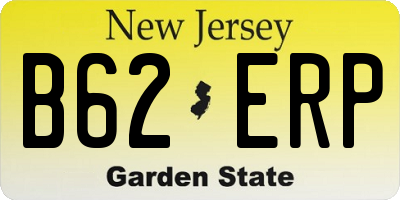 NJ license plate B62ERP
