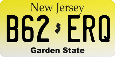 NJ license plate B62ERQ