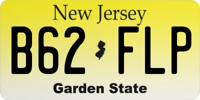 NJ license plate B62FLP
