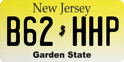 NJ license plate B62HHP