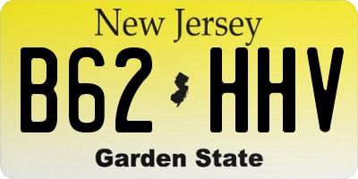 NJ license plate B62HHV