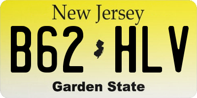 NJ license plate B62HLV