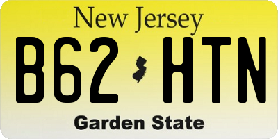 NJ license plate B62HTN