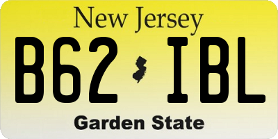 NJ license plate B62IBL