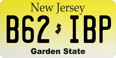 NJ license plate B62IBP
