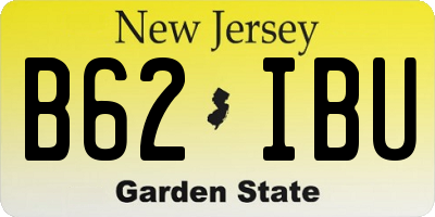 NJ license plate B62IBU