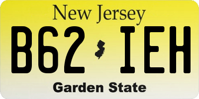NJ license plate B62IEH