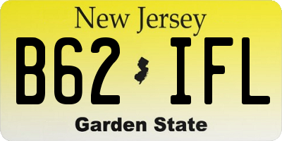 NJ license plate B62IFL