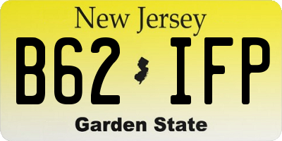 NJ license plate B62IFP