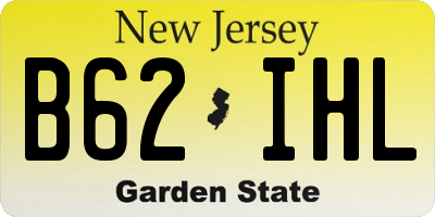 NJ license plate B62IHL