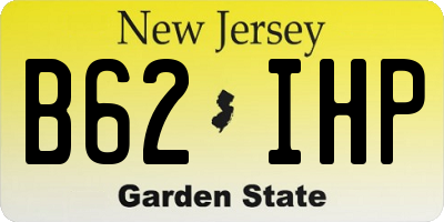 NJ license plate B62IHP