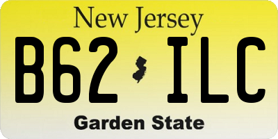 NJ license plate B62ILC