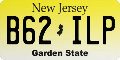 NJ license plate B62ILP