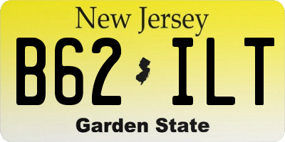 NJ license plate B62ILT