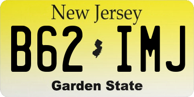 NJ license plate B62IMJ