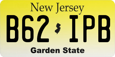 NJ license plate B62IPB