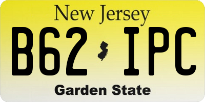 NJ license plate B62IPC