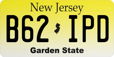 NJ license plate B62IPD