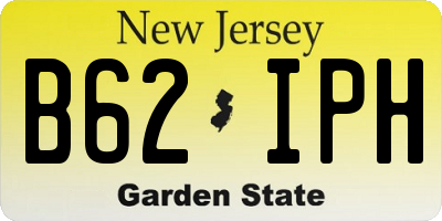 NJ license plate B62IPH