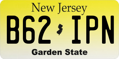 NJ license plate B62IPN
