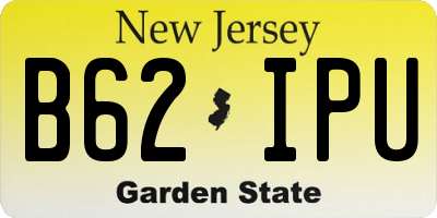 NJ license plate B62IPU