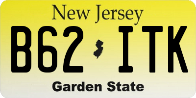 NJ license plate B62ITK