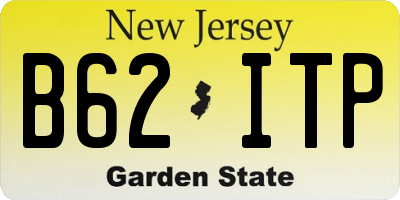 NJ license plate B62ITP