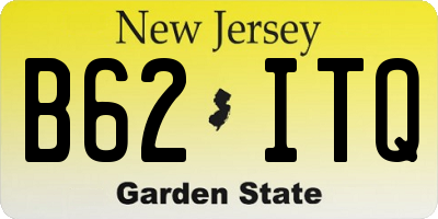 NJ license plate B62ITQ