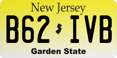 NJ license plate B62IVB