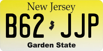 NJ license plate B62JJP