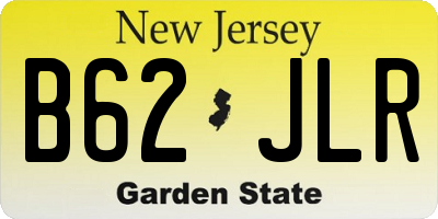 NJ license plate B62JLR