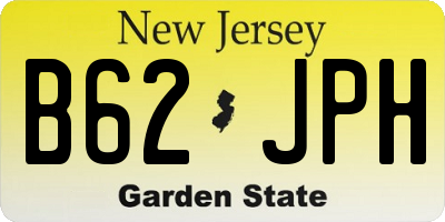 NJ license plate B62JPH