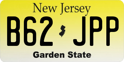 NJ license plate B62JPP